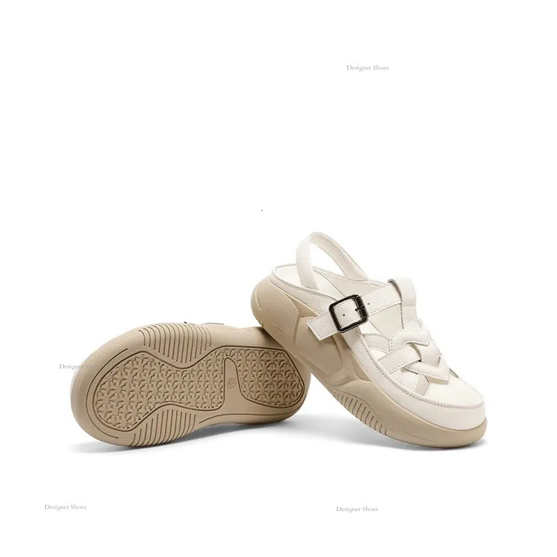 Fashion Plush GAI Slipper Women Outside Summer Comfort White Couples Thick-Soled Non-Slip Slippers Size36-40 s