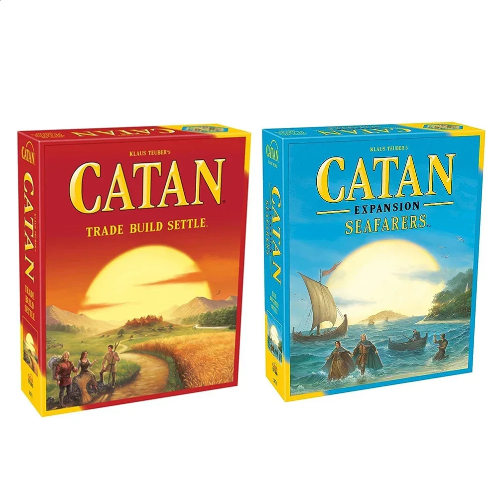 catan board game puzzle leisure toy game card edition playing games 2-8 people party card games 240905