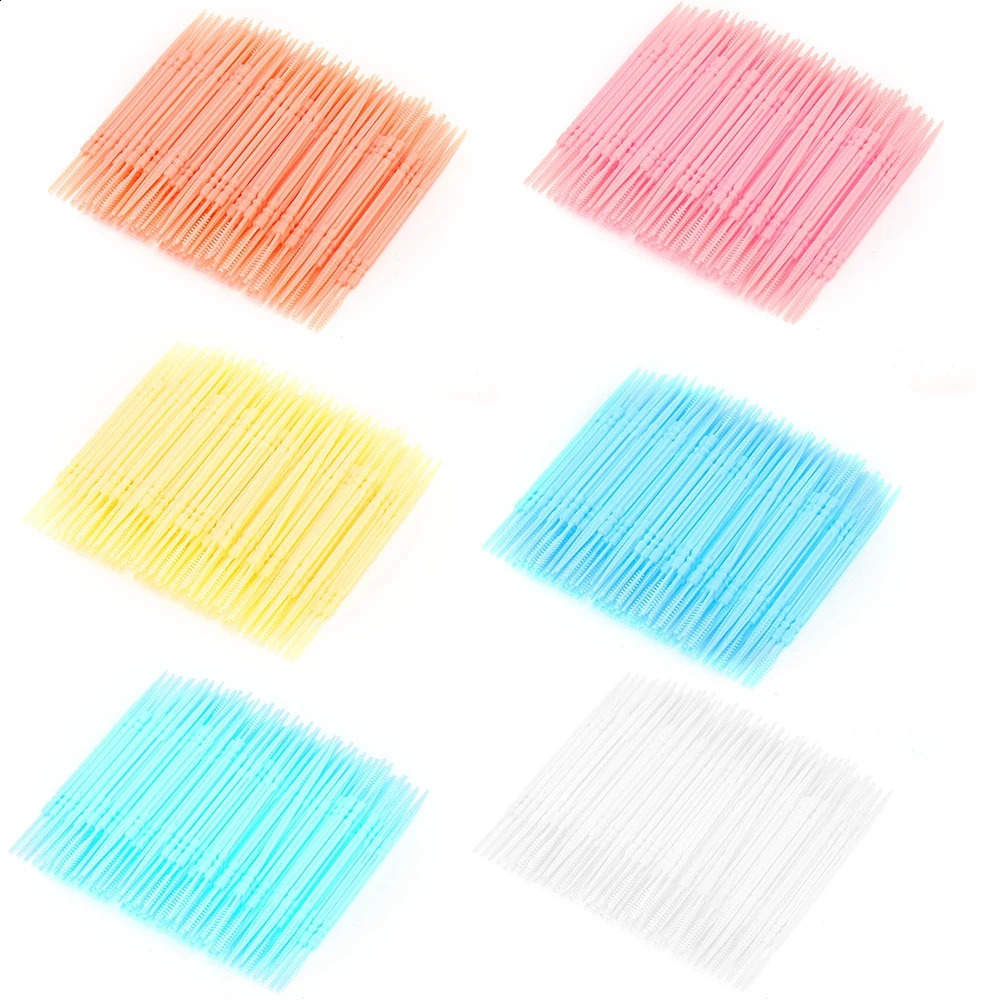 1000 Pcs Double-Head Teeth Cleaning Toothpick Oral Care Floss Pick Clean Interdental Residue While Protect Gums Prevent Bacteria 240905