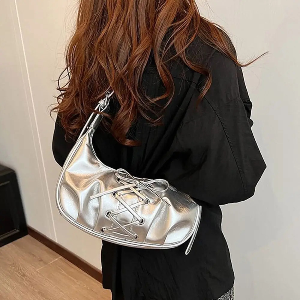 Creative gift zipper handbag Harajuku PU shoulder bag durable casual handbag 240912