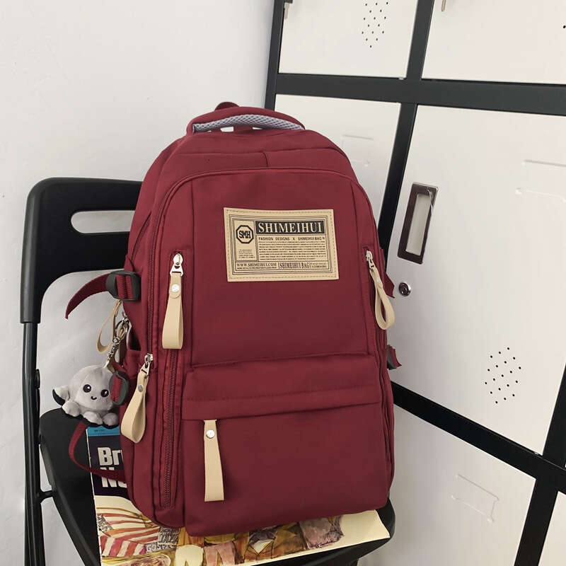 AMZZ Backpack Men's Casual Large Capacity Travel Female Middle High School College Student Backpack 8A