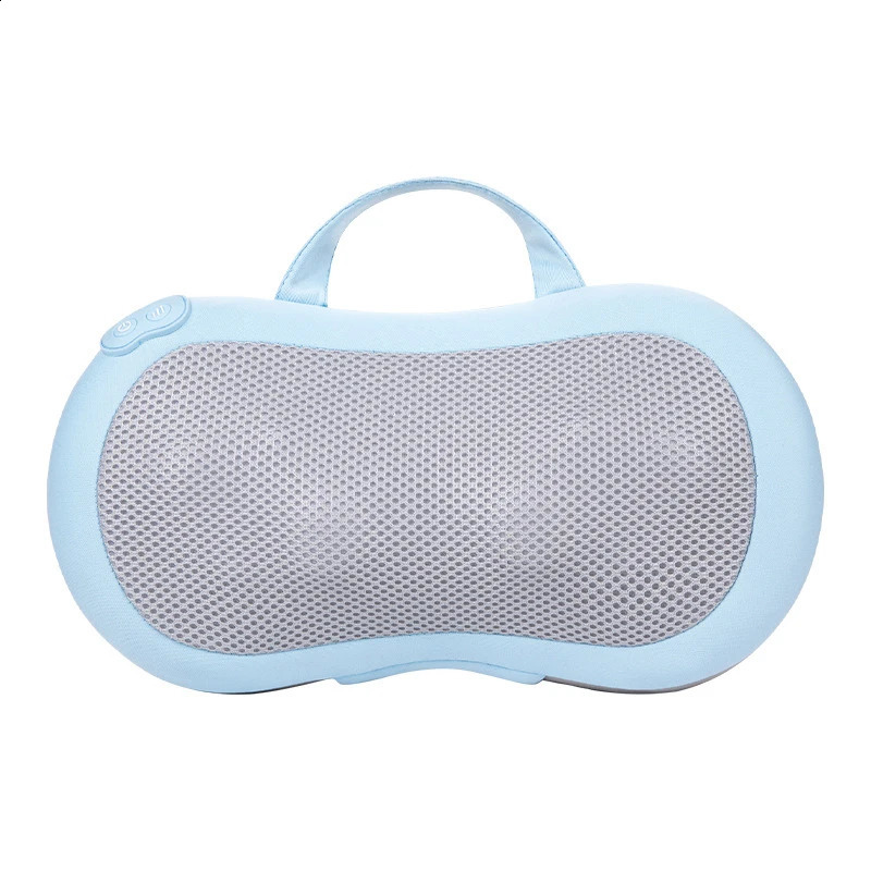 Electric heating spinal massage pillow neck charging full body waist massage instrument back shoulder and neck massage 240914