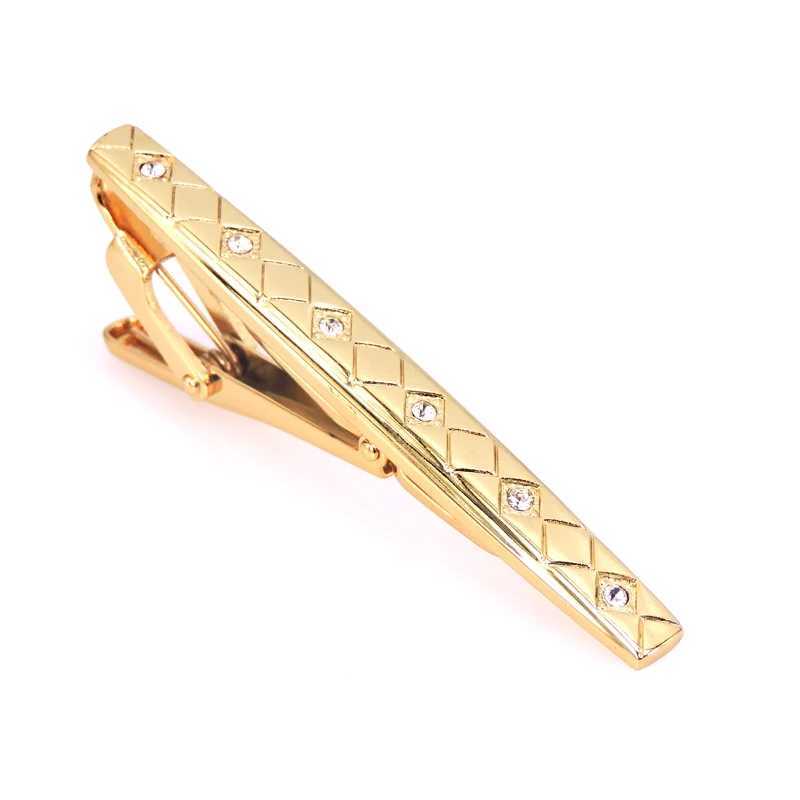 High quality crystal tie clip brand new fashionable tie clip mens wedding tie clip gift W240914