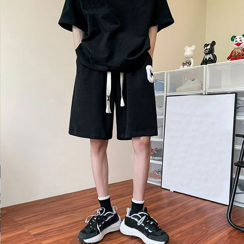 Designer shorts, men's and women's summer, American, retro, casual pants, trend brand loose plus size sports pants, versatile.
