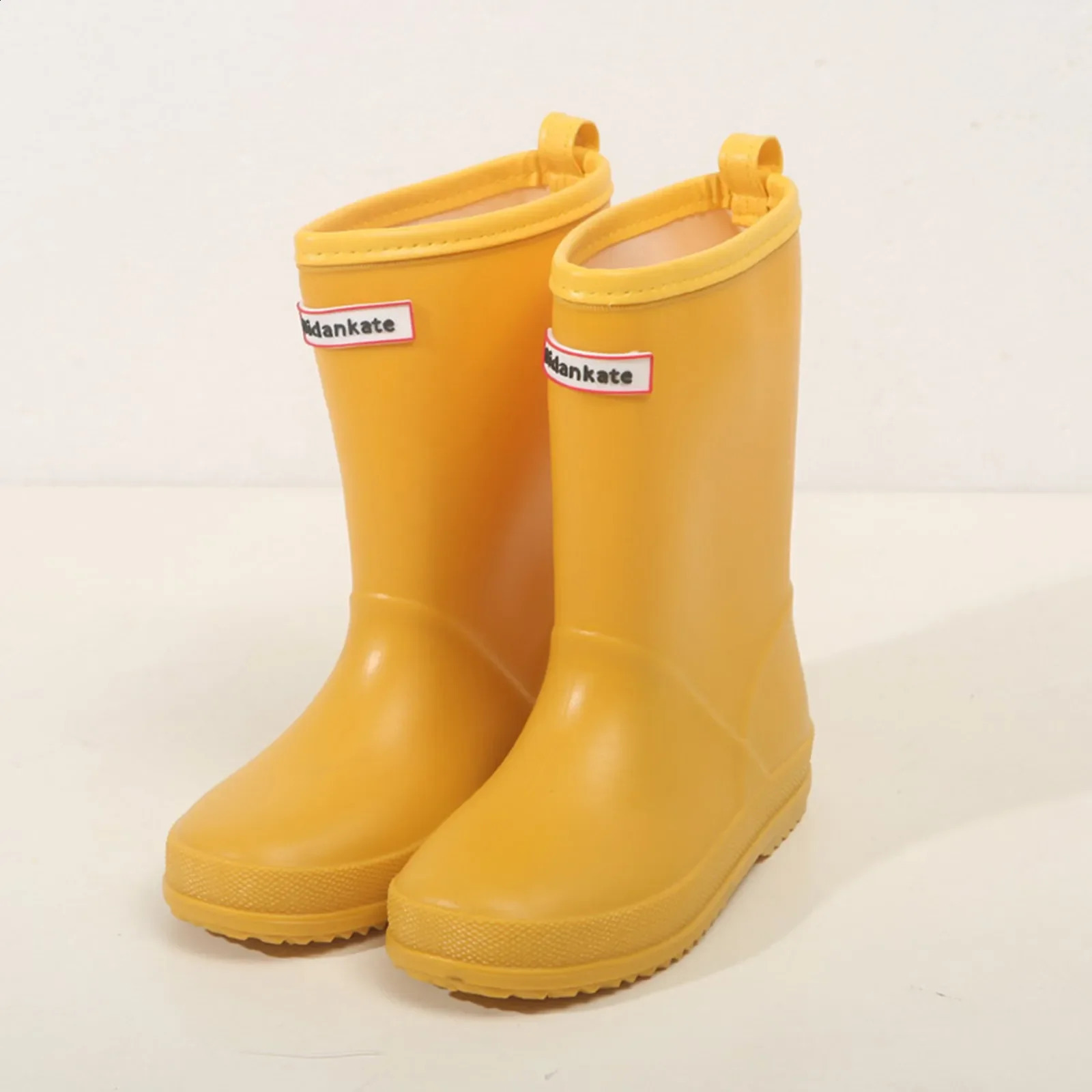 Rubber Four Seasons Childrens Rain Boots High quality and Comfortable Outdoor Baby Boys and Girls Water Shoes Childrens Solid Rain Boots 240913