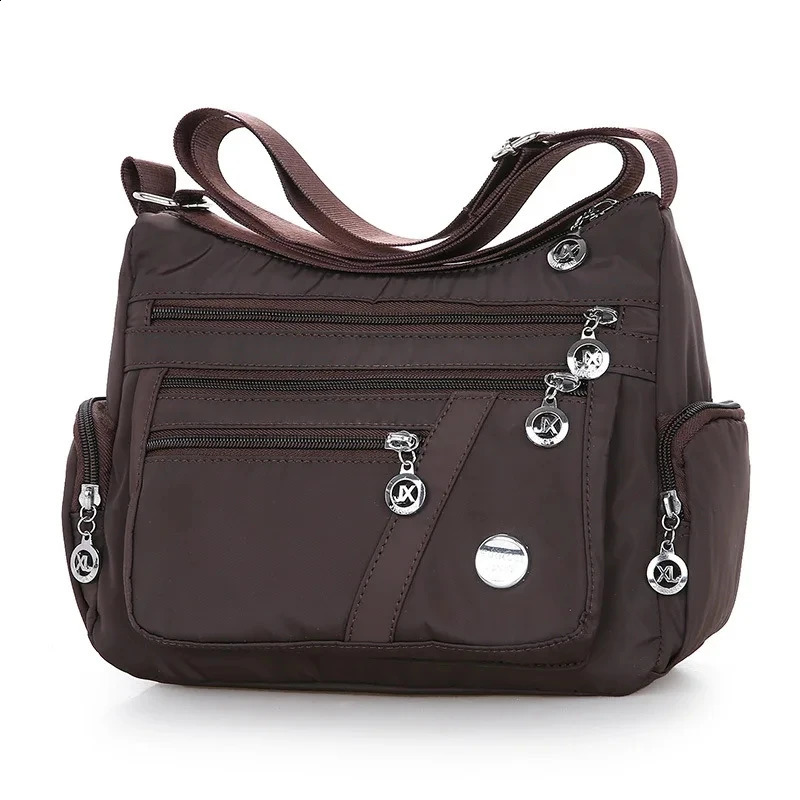 Yogodlns Oxford Waterproof Shoulder Bag Women Casual Crossbody Multifunction Shopping Handbag Large Capacity Messenger 240914