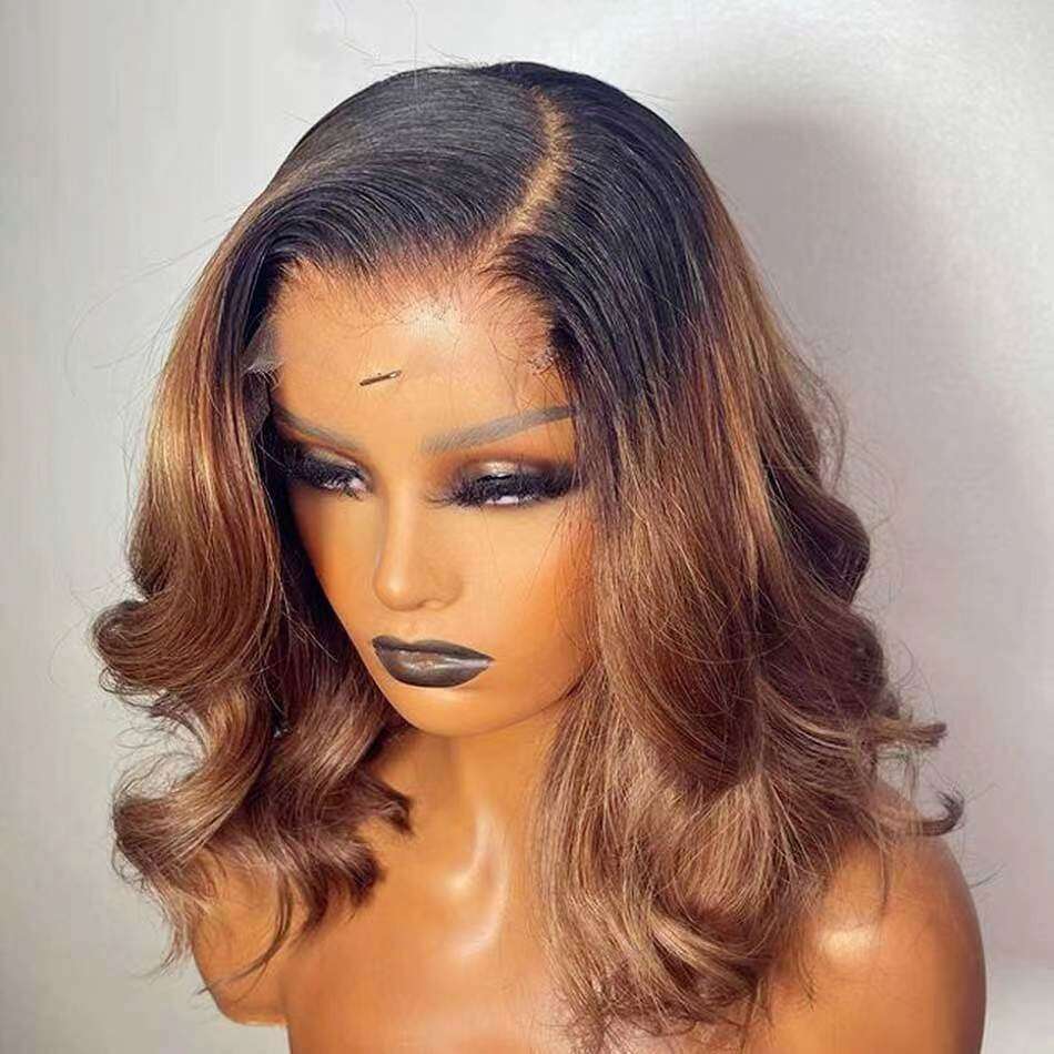 Platinum Blonde Bob For Women Lace Front With Natural Haire Short BOB Wig Daily Use Synthetic Hair