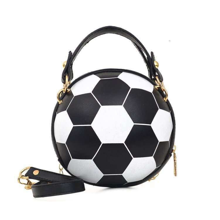 AMZZ Ins Super Hot Personalized Basketball Football New Versatile Single Shoulder Crossbody Korean Edition Small Round Women's Bag