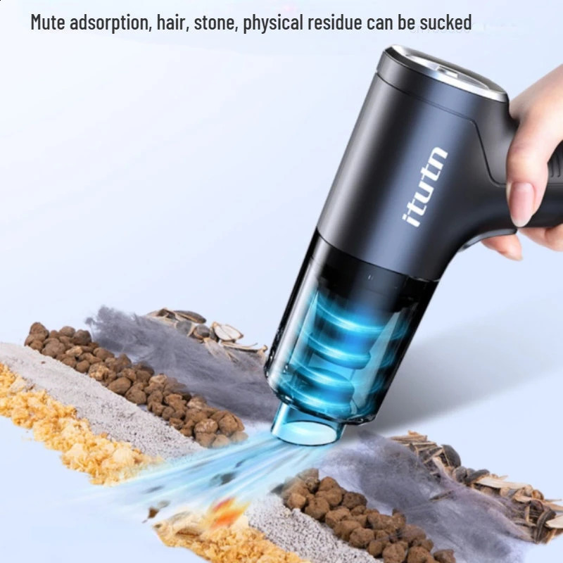 Portable Wireless Car Vacuum Cleaner Strong Suction Handheld Robot Vacuum Suction and Blowing Dual Purpose Indoor Vacuum Cleaner 240913