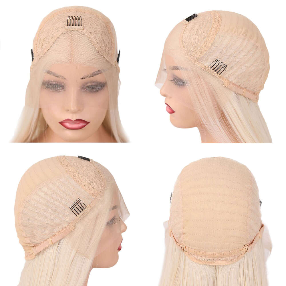 Lace Front Purple Wave Wigs For Women Girls Heat Resistant Synthetic Hair Short Bob Daily Use Cosplay Wig
