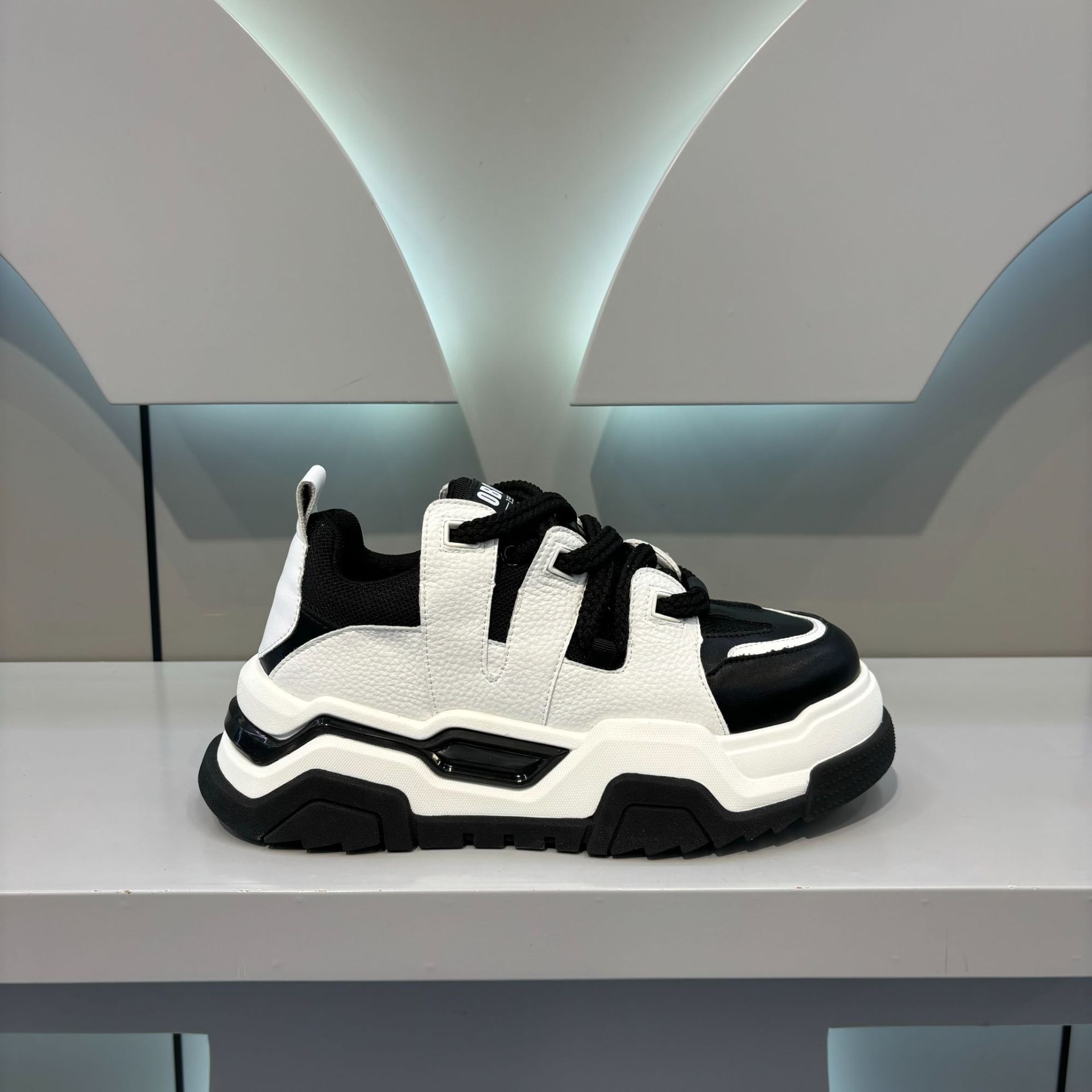 Ddmybear Thick Soled Height Increasing White For Men In Autumn, Fashionable And Breathable Casual Shoes, Versatile Sponge Cake Shoes Chinese Brand Sho