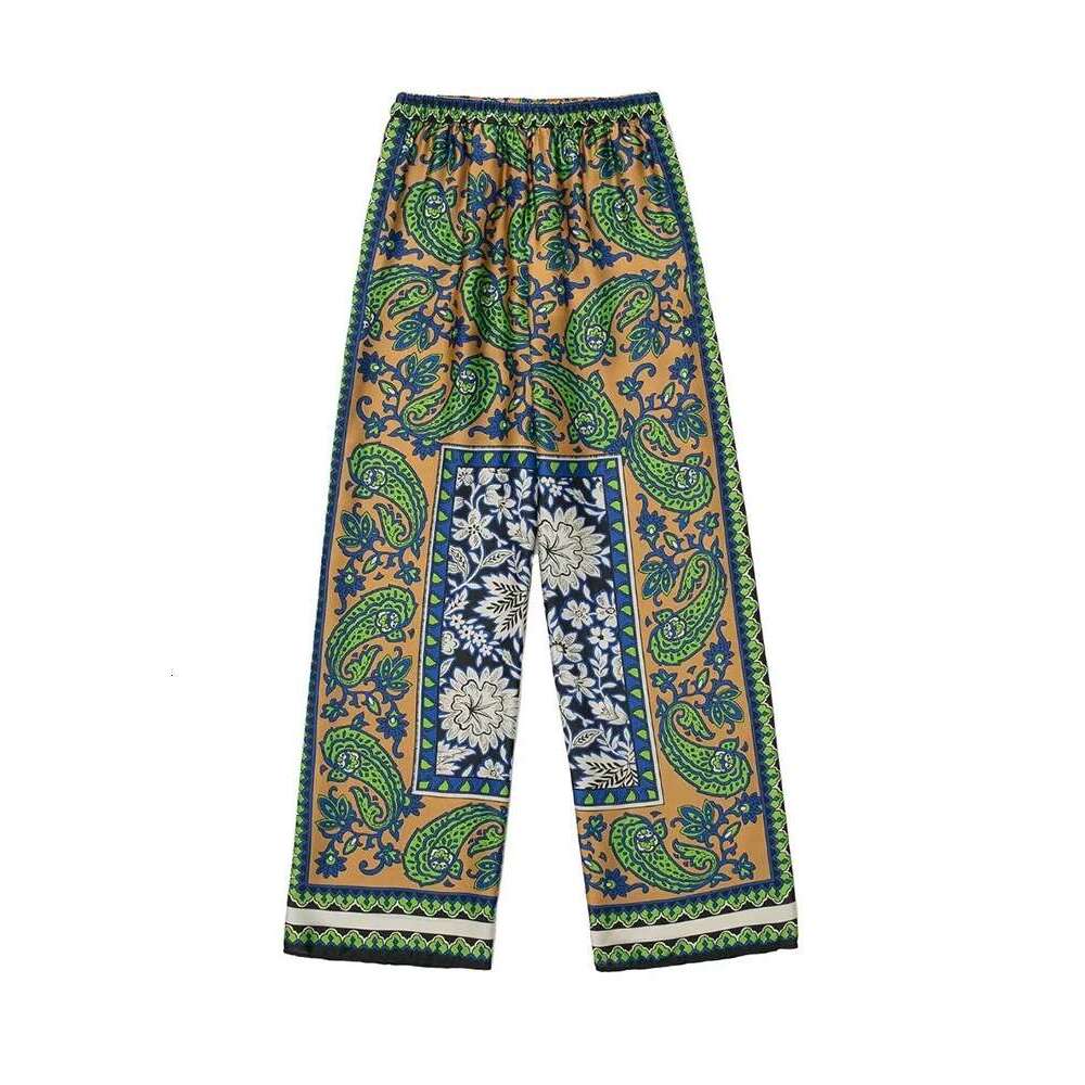 Fashion Women's Print Pama Set 2 Pieces With Pants Spring Ladies Sleepwear Long Sleeve Pijama Women Can Be Wear Outside 2024