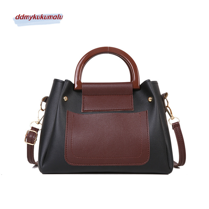 New Fashionable Texture Large Capacity Bucket Bag for Women, Korean Trendy Single Room Crossbody Bag, Ins Premium Handbag H727#14 bde7b