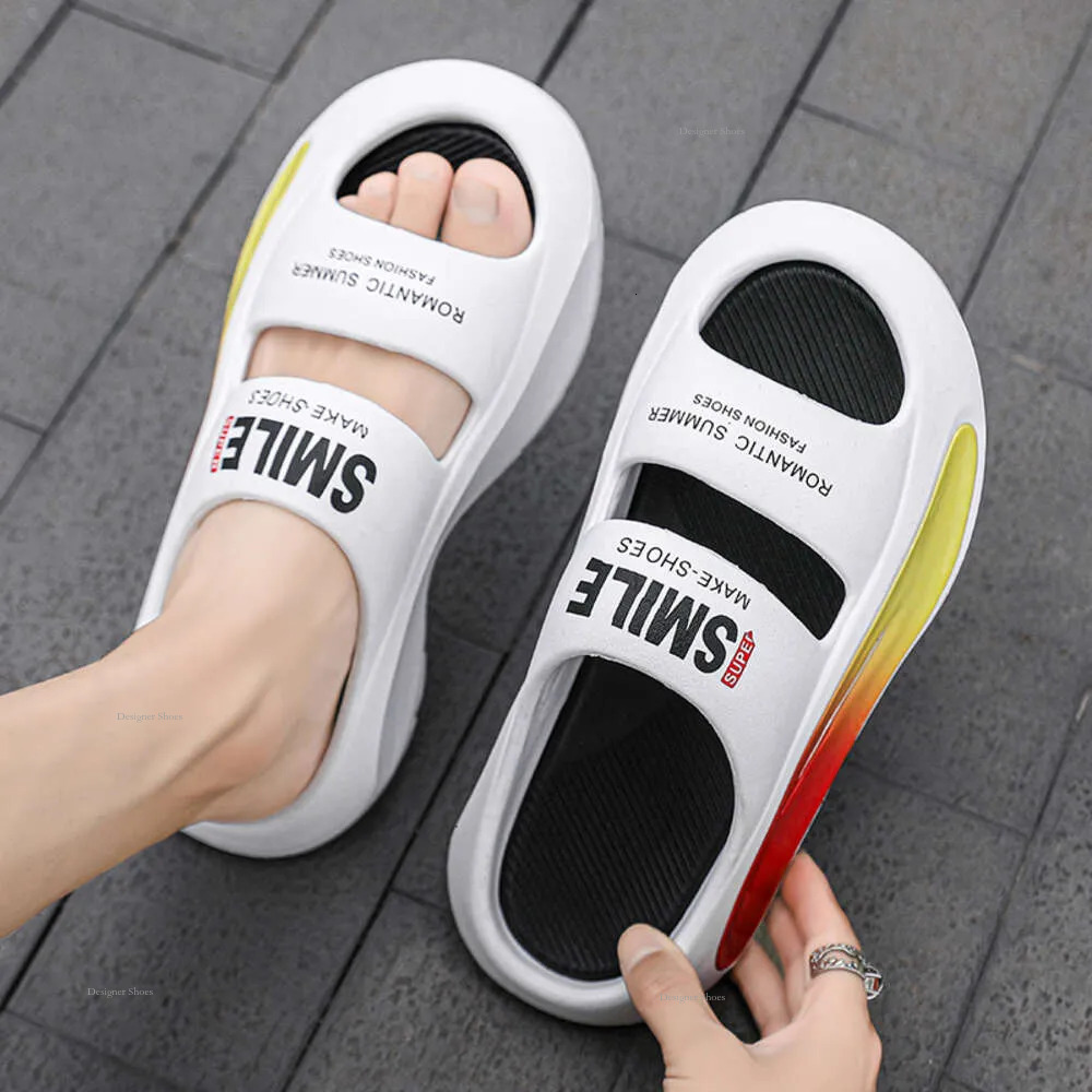 Sandal 2024 Men's New Summer Sneaker Men Thick Bottom Platform Slides Soft Eva Slippers Casual Beach Shoes