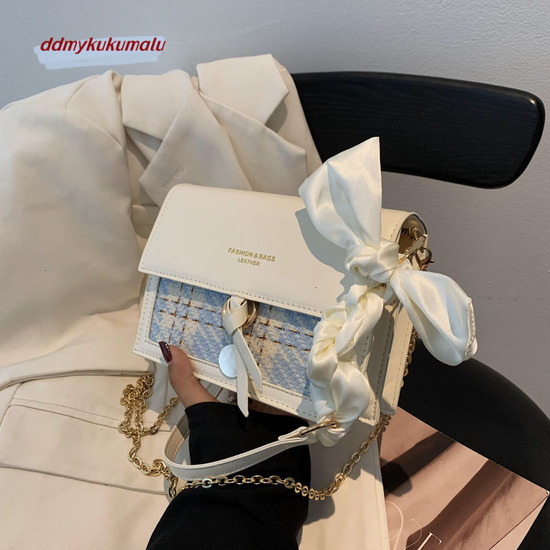 Korean Fashion Shoulder for Women's 2024 Summer New Western Versatile and Unique Instagram Chain with Diagonal Straddle Small Bag H7.22#25 kukuma