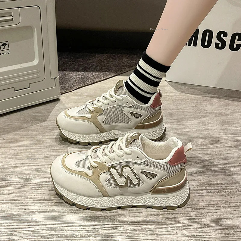 S Forrest Ddmyshoes Gump Sneakers Women S Spring New Korean Version Thick Soled Waffle Show Off Feet Small And Lightweight Student Dad Shoes OUTDOOR C