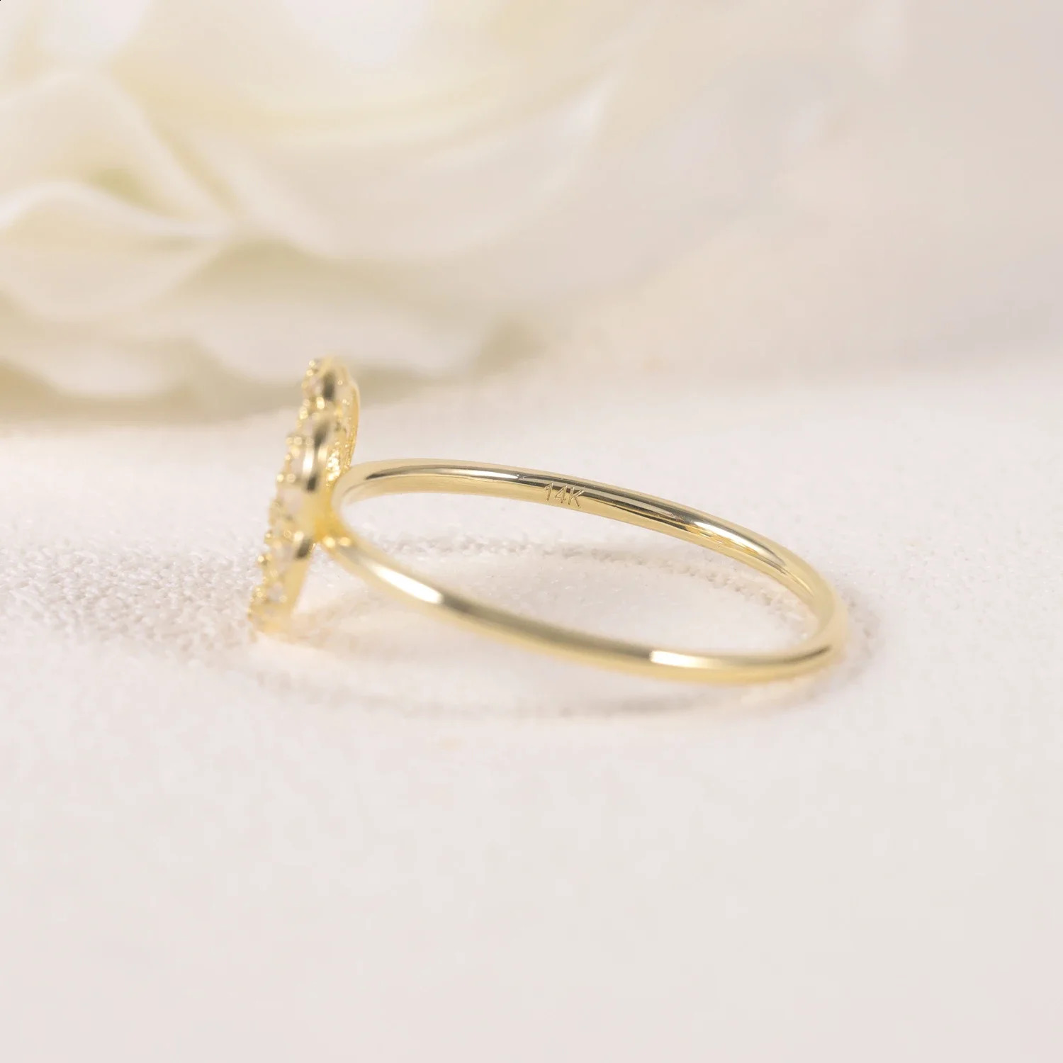 GEMS BALLET 925 Sterling Silver Floral Cluster Ring Unique Minimalist Flower Gold Gift for Her 240906