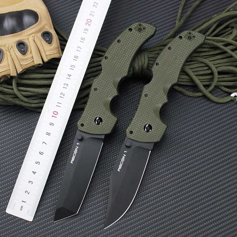 Cold New Outdoor Folding Knife 2024 RECON 1 S35VN Steel Blade Military Tactical Survival Quick Hunting Large Knives EDC Tools Y240914