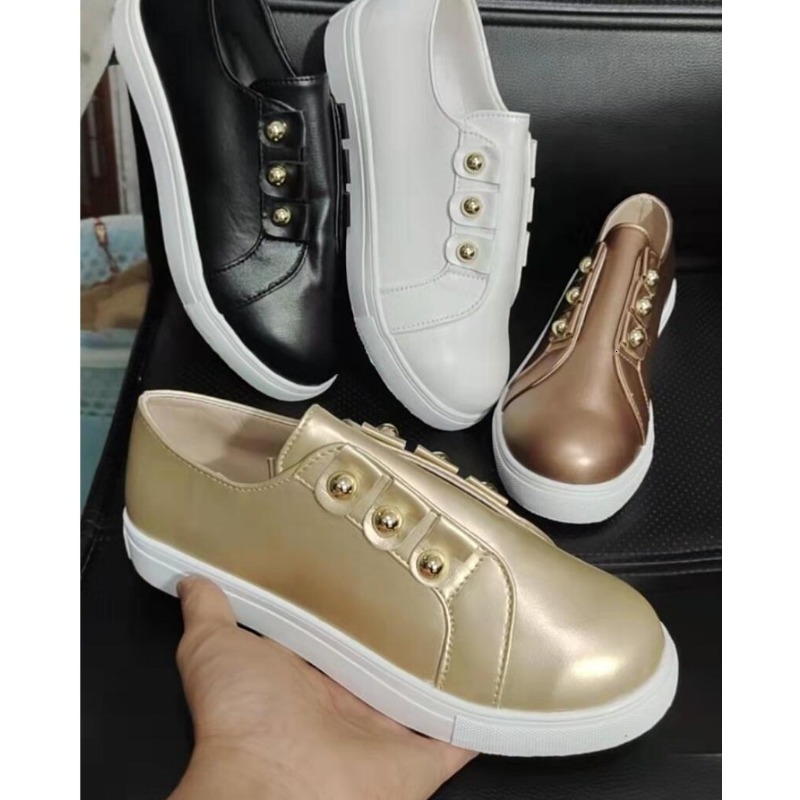 2024 Women Casual Woman Fashion Spring Leather PU Sneakers Female Platform Vulcanize Shoes atillas De Mujer