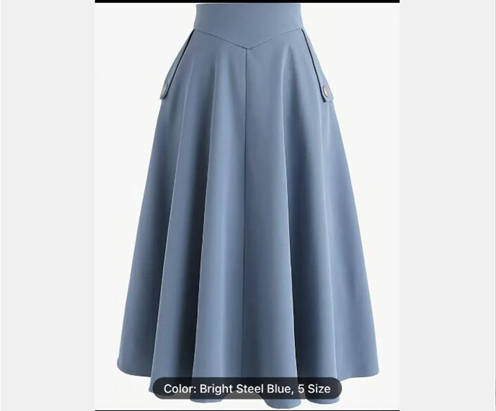Classic Lady's Fitted Gown: Sleek Design Combined With Precision Stitching for a Flattering Look