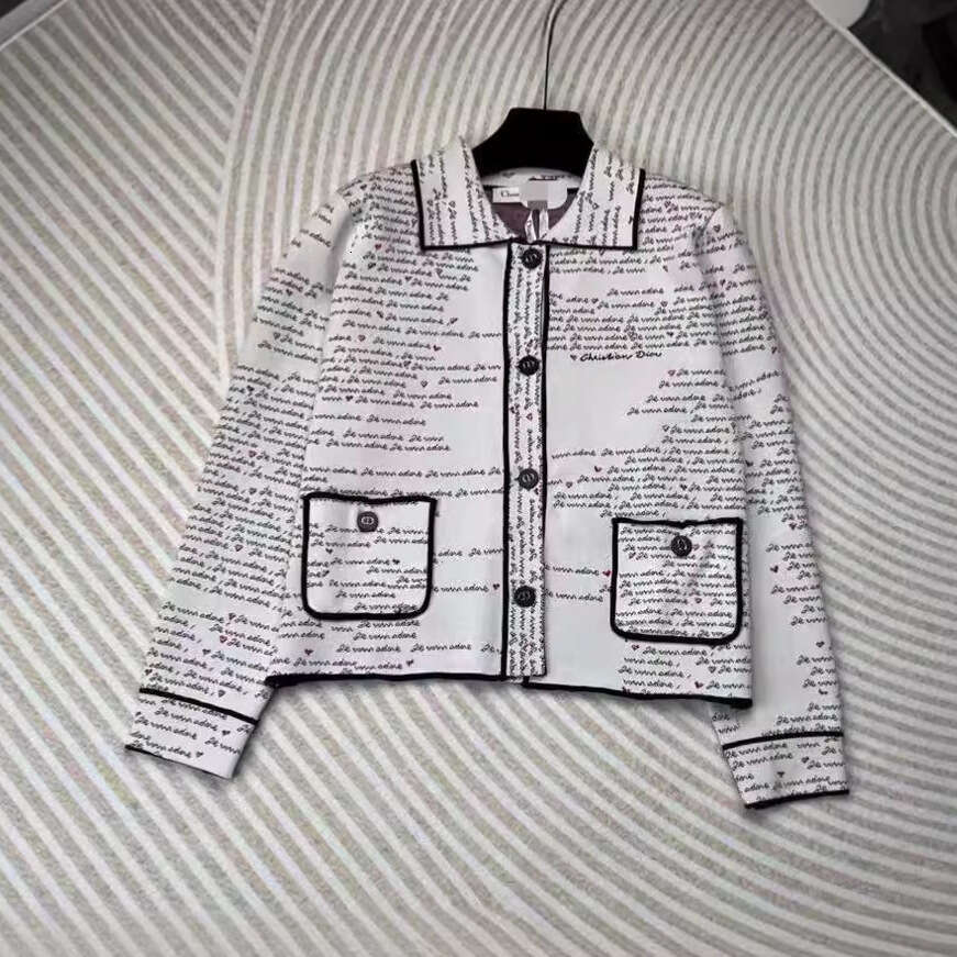 Nanyou New D Home 2024 Early Autumn Edition White Collar Style Casual Premium Women's Long Sleeve Cardigan Coat 8