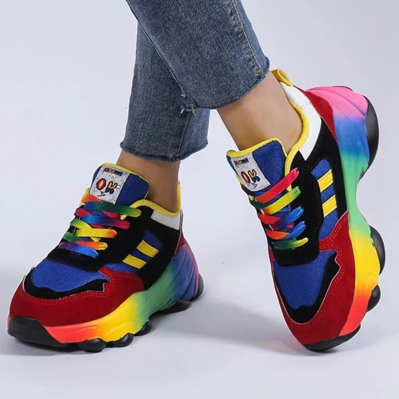 2024 Women Sport Sneaker Tennis Running Shoes Female Casual Platform Fashion Footwear Basket Comfortable Elegant Athletic Trend