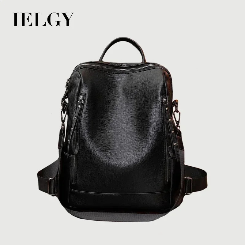 IELGY Womens Leisure Travel Soft Backpack 240912
