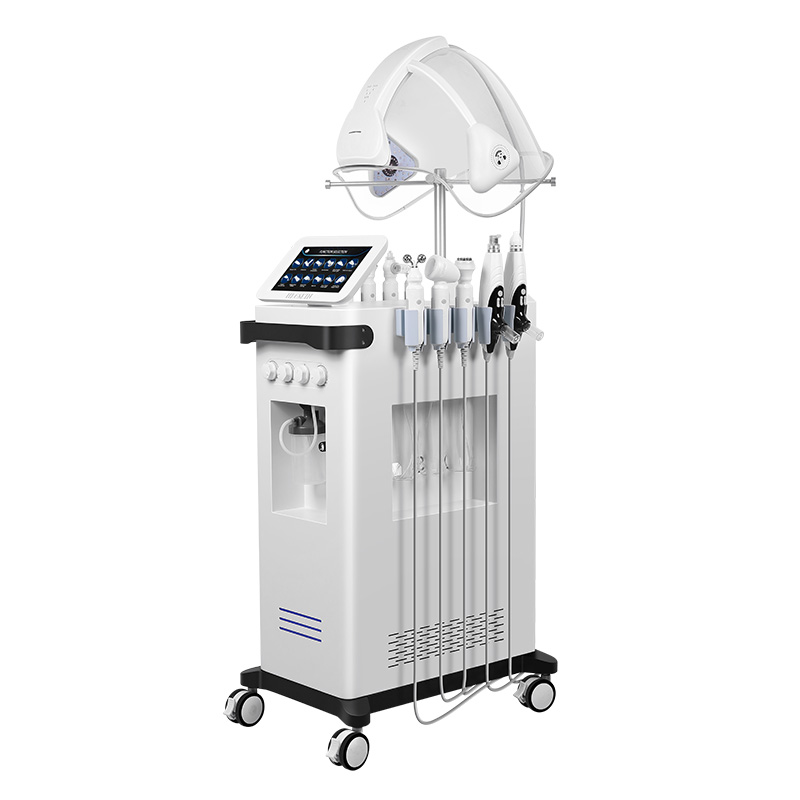 New Upgrade Large Bubble Skin Management Machine 12 in 1 Hydro Microdermabrasion + Photodynamic Cosmic Oxygen Mask Anti-aging Skin Rejuvenation Exfoli
