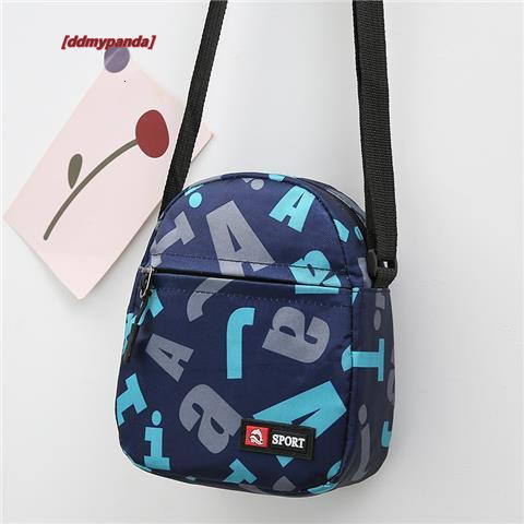 One shoulder versatile mini casual Oxford women's mobile wallet, printed nylon cloth bag, crossbody bag #5 ddmypanda