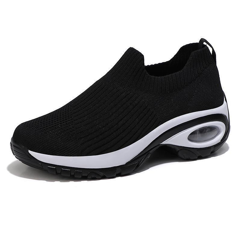 2024 summer New Women Fashion Casual Sport Wedge Platform Sneakers Ladies Breathable Vulcanized Shoes