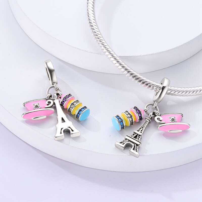 925 New in S Sterling Silver Butterfly Clover Charm Beads Fit Bracelet DIY Pendant Woman Jewelry making gift 2023 HotSale