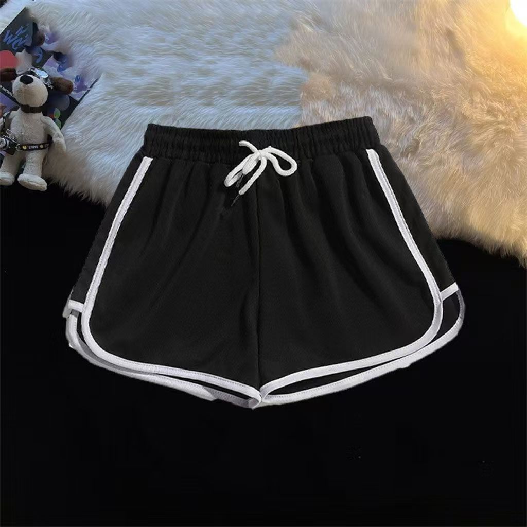 Designer shorts women's casual sweatpants hot pants sweatpants women's summer elastic waist loose wide-leg pants