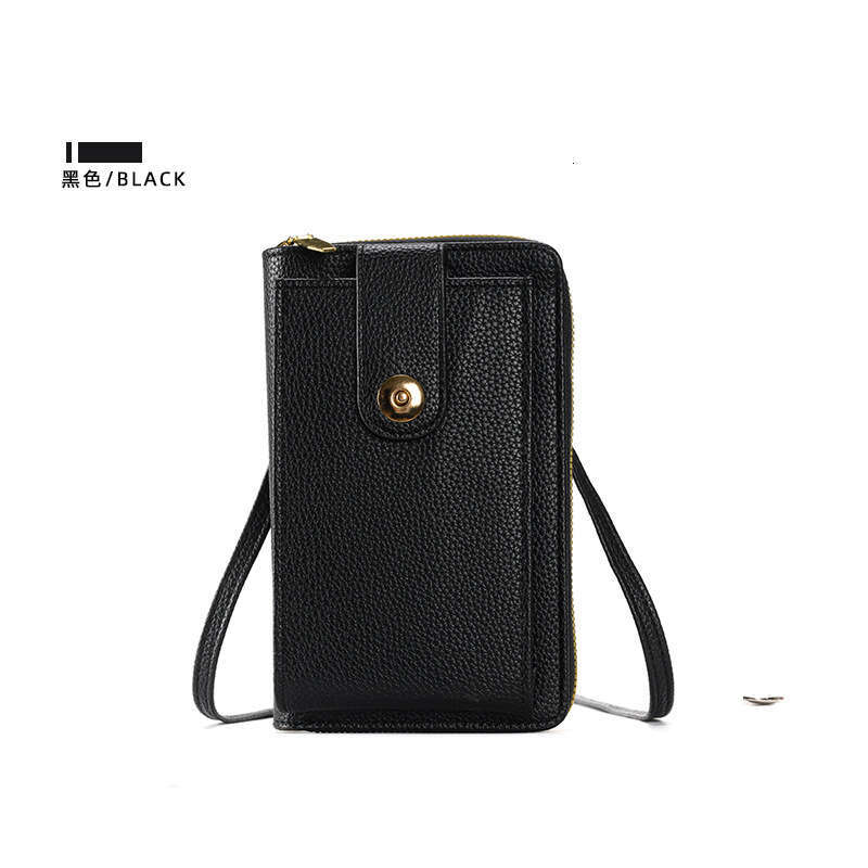 AMZZ 2024 New Mobile Phone Single Shoulder Solid Color Simple Crossbody Small Korean Version Large Capacity Women's Bag