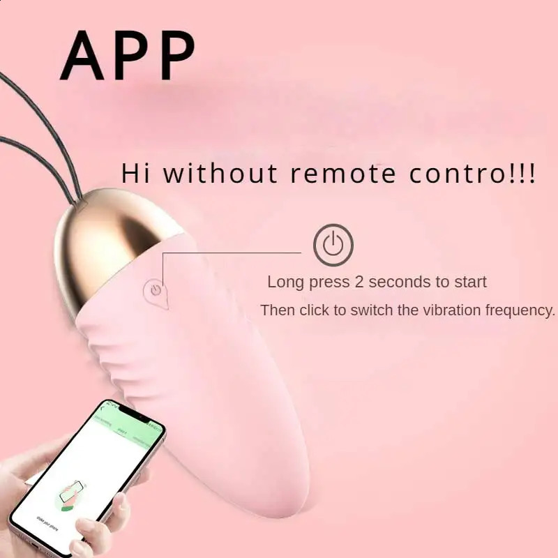 Wearable G Point Vibrator for Women App Remote Control Use Vibrating Egg Female Sex Toy Vagina Balls Adult Goods Panties Dildos 240904