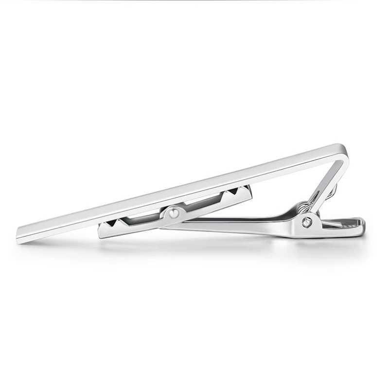 Mens Tie Clip Metal Copper Simple Bar Buckle Practical Necklace Accessories Fashionable Mens Classic Tie Clip Pin Jewelry W240914