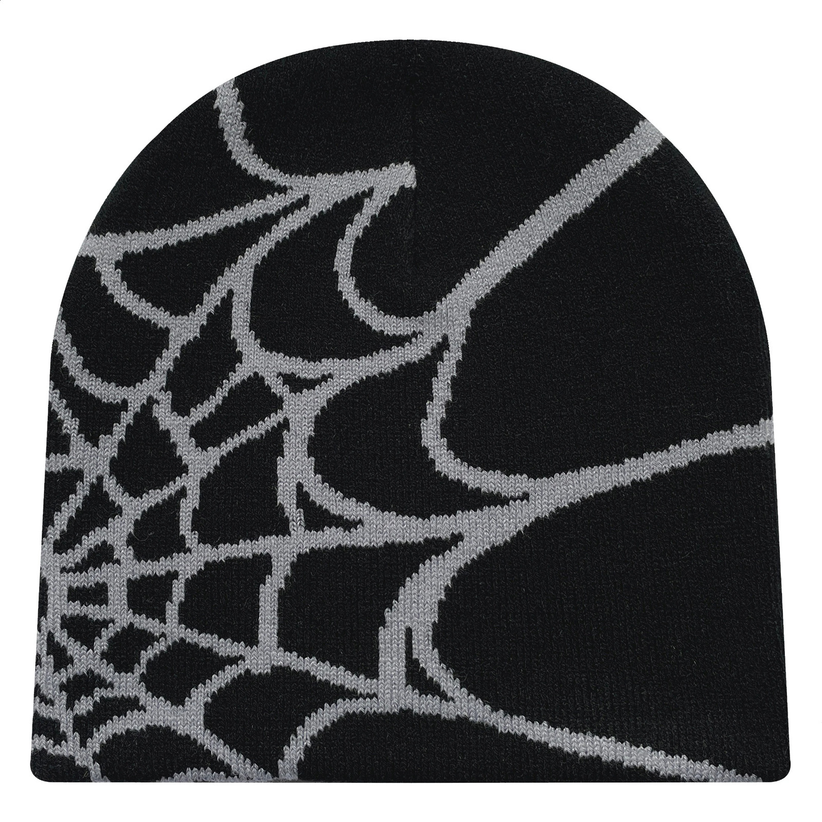 Four Seasons Mens And Womens Universal Y2K Knit Hat Spider Web Riding Outdoor Sports Fashion y240906