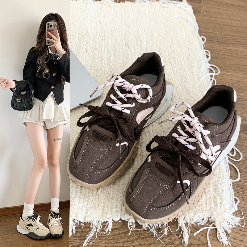 Regg Autumn New Height Increasing Insole Fashion Casual Exercise Dad Women's Shoes