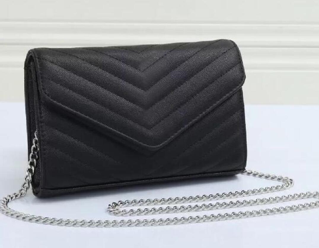 Fashion Designer Women's Bag Women's Shoulder Bag Leather Envelope Chain Wallet Crossbody Bag Gold Chain Bags