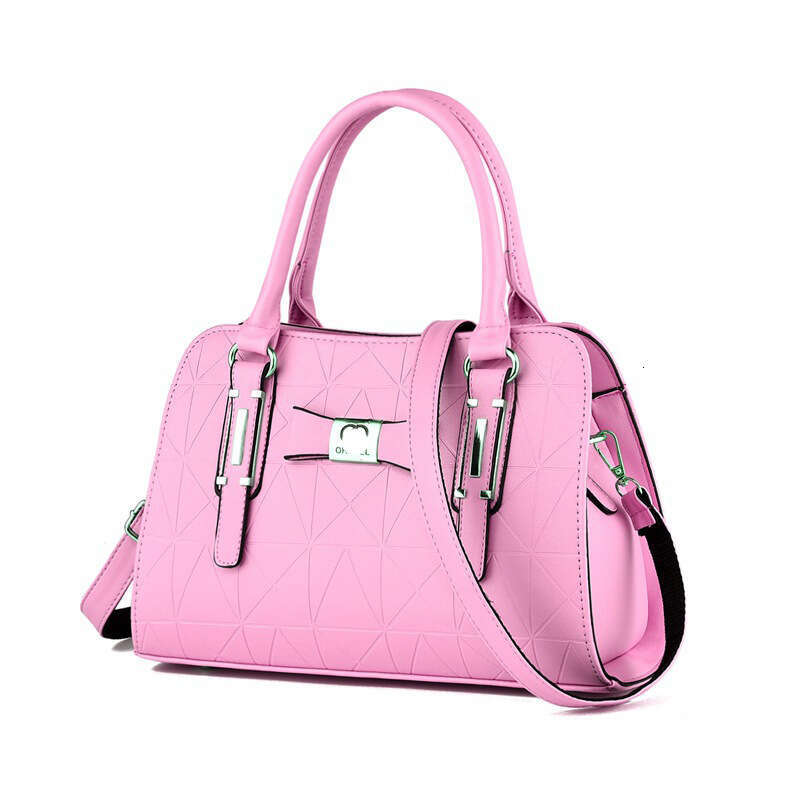 AMZZ Bow Women's 2024 New Fashion Embossed Handheld Large Capacity Shoulder Bag