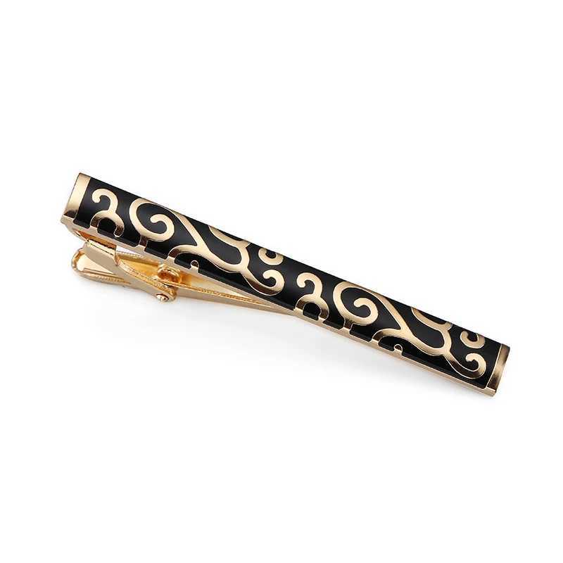 Copper Material Enamel Craftsmanship Lattan Pattern Tie Clip Fashion Mens Work Clothes Tie Clip Clothing Accessories W240914