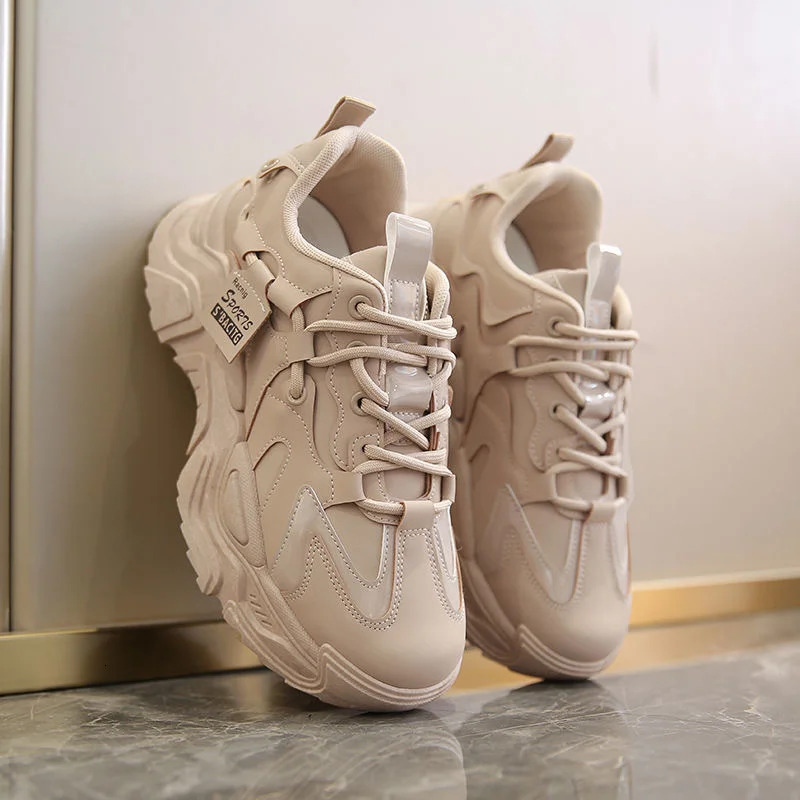 2024 New Fashion Versatile Women's Tennis Shoes Breathable Mesh Comfortable Platform Casual Sneakers