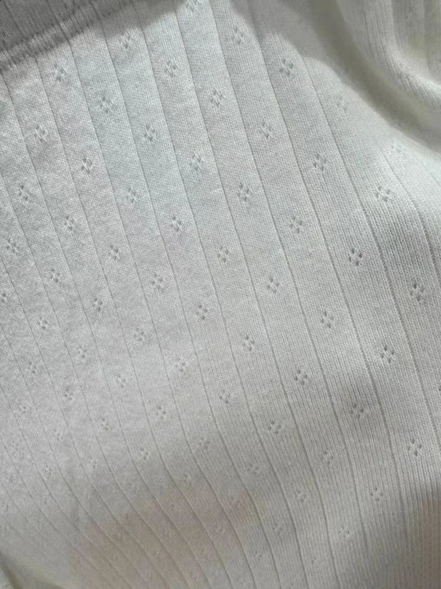 Womens eyelid white casual straight pants summer three button cotton high waisted pajamas Trouser solid simple home sports 240913