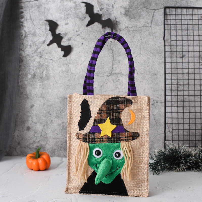 CMM Halloween Gift Non Woven Handbag Candy Bag Ghost Festival Pumpkin Bag Accessories Props Gift Bag