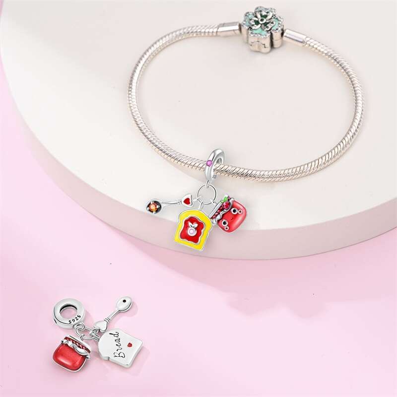 925 Sterling Silver Charm Fit Original Charms Bracelet Tailor Sewing Machine Pendant Beads DIY Jewelry Gift 2024 New