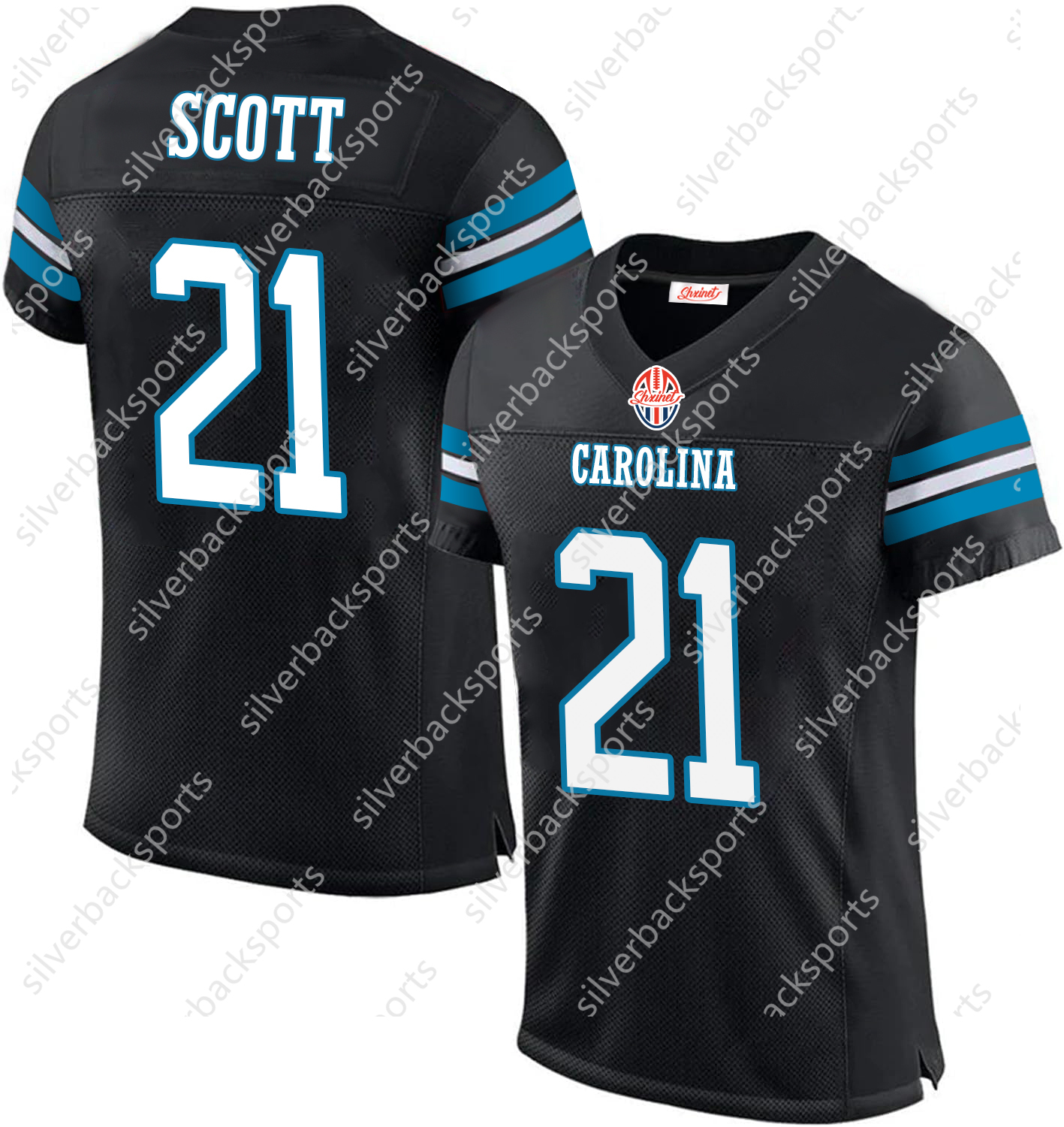 Football Jersey Chuba Hubbard Xavier Legette Jadeveon Clowney Jaycee Horn Adam Thielen Julius Peppers Luke Kuechly Steve Smith Sr. Andy Dalton Ikem Ek