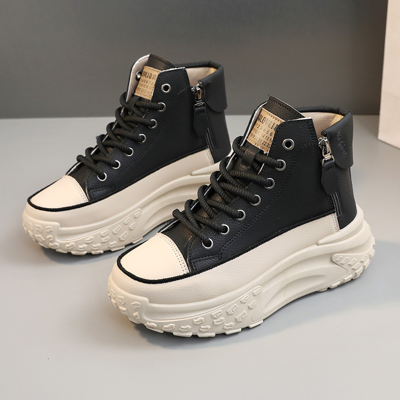 ZANPACE 2024 Autumn Women's Sneakers Leather Canvas Breathable Vulcanized Platform Summer Fashion Casualot Women Shoes