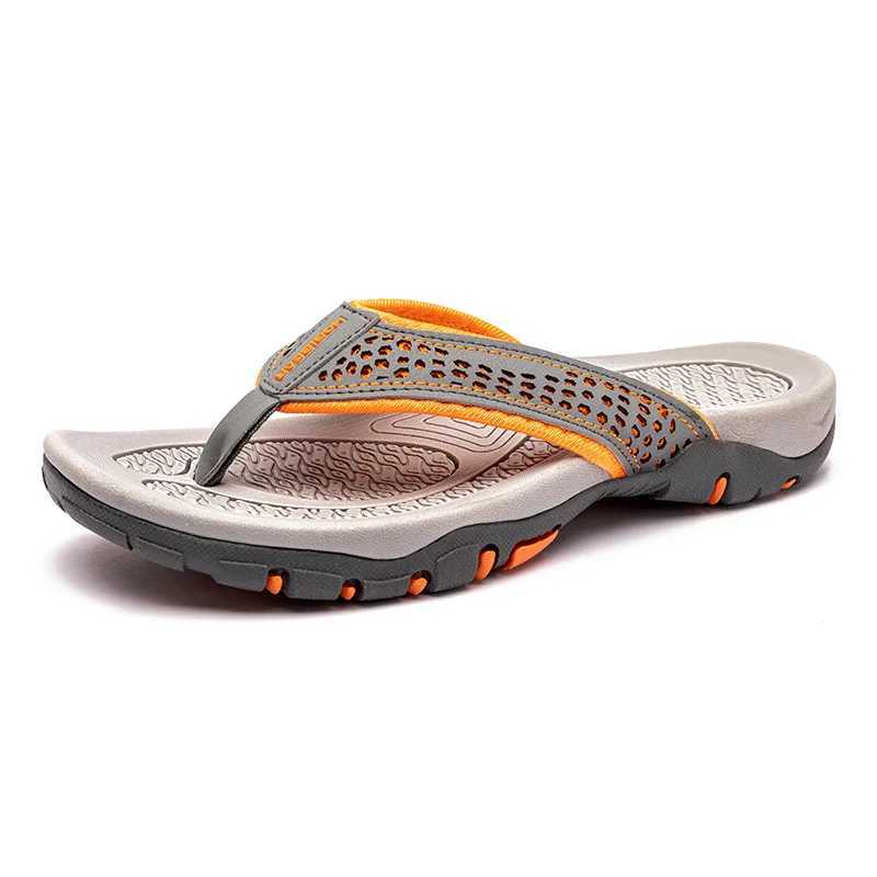 Men Flip Flops Beach Sandals Summer Man Shoes Flat Non Slip Fashion Designer Slippers Rubber Casual Shoe Zapatos M240914