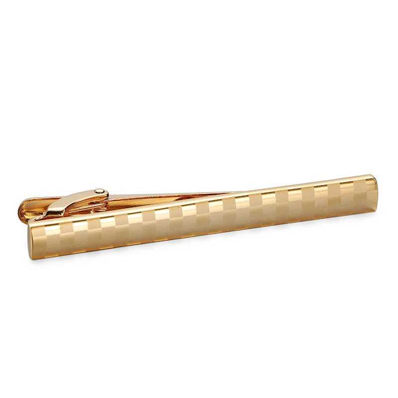 XKZM high-quality mens tie clip gold laser flat collar clip wedding jewelry gift W240914