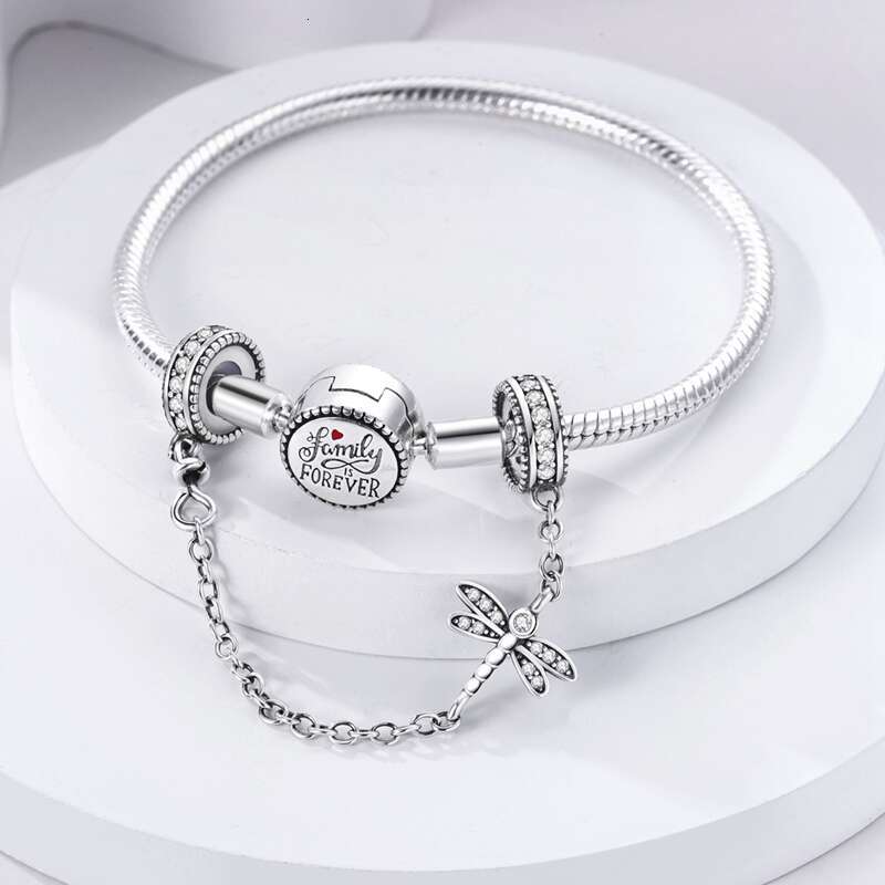 925 New in S Sterling Silver Butterfly Clover Charm Beads Fit Bracelet DIY Pendant Woman Jewelry making gift 2023 HotSale