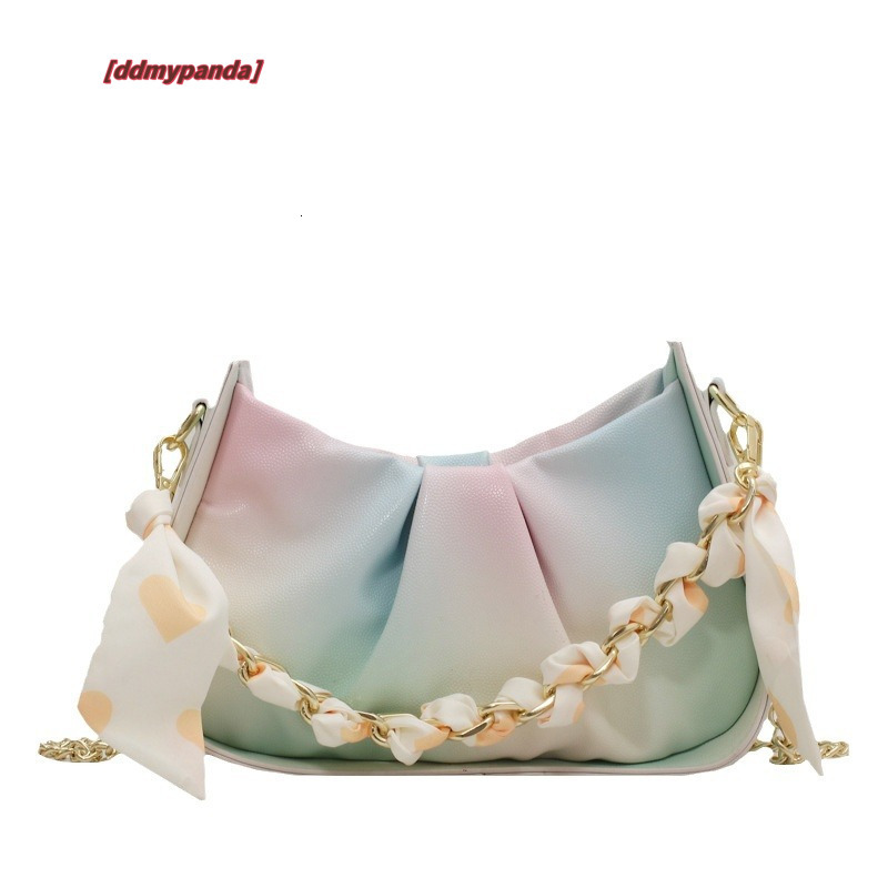 2024 New Soft Leather Texture Crossbody Women's Korean Edition Cloud Fold Leisure Western Style Handbag Shoulder Bag #31 ddmypanda